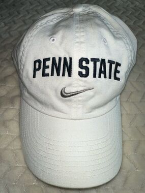 Nike Penn State Hat White Blue One size Adjustable Back